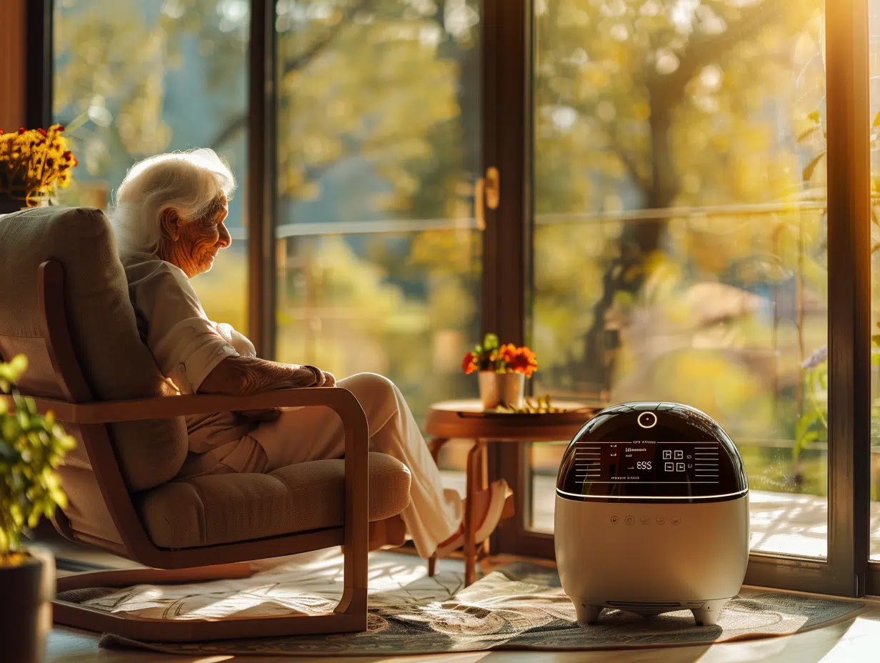 Robot assistant ElliQ pour seniors : autonomie et compagnie technologique